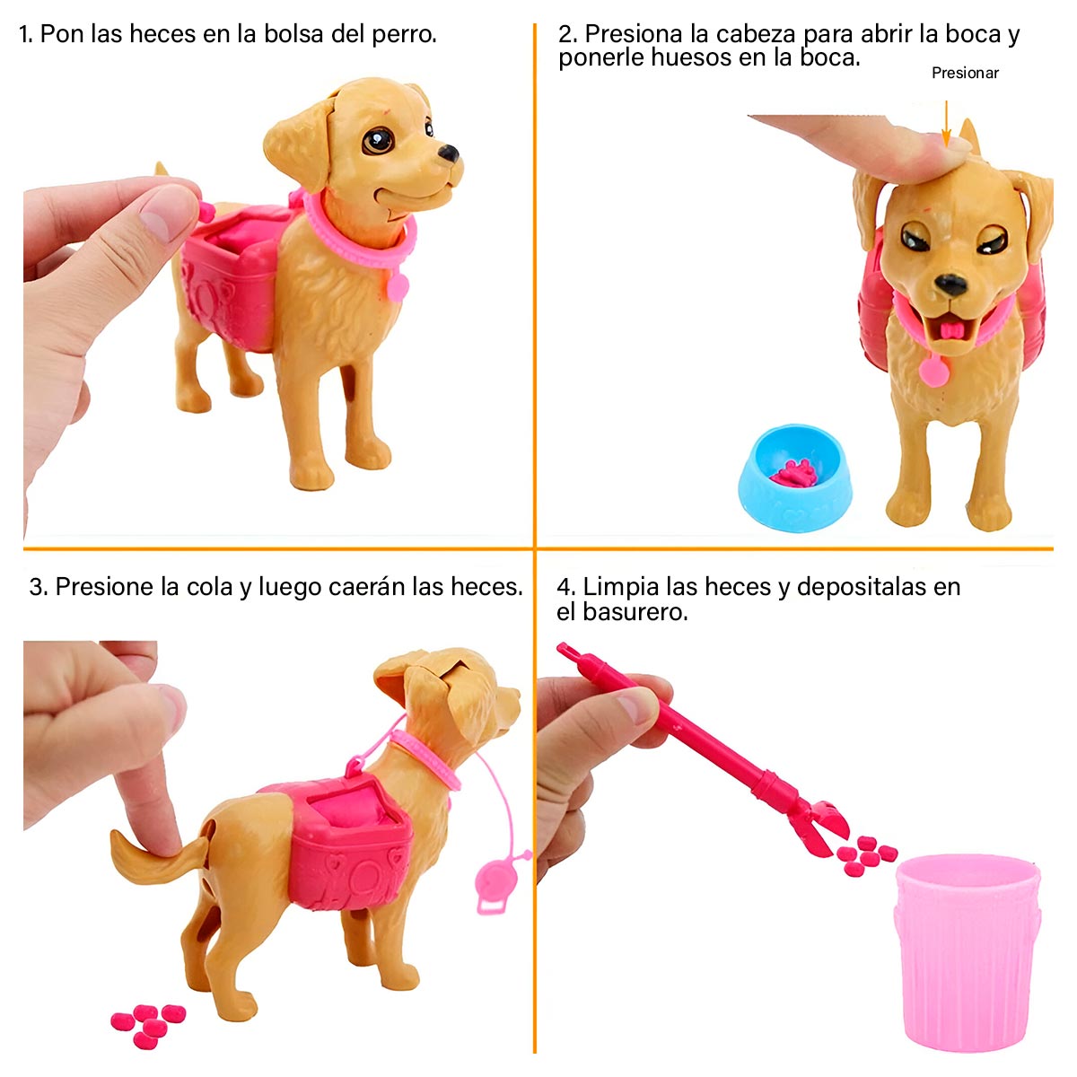 Muñeca Tipo Barbie Perro Mascota HB009