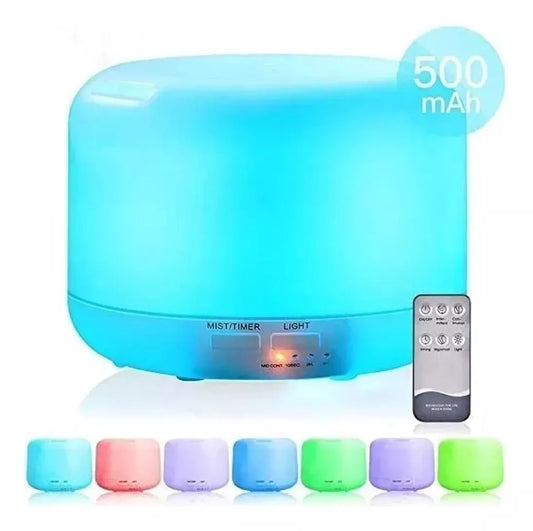 Humidificador Difusor Masmelo 500ml Rgb